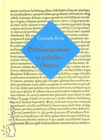Csizmadia Ervin - Politikatudomny s politikai elemzs