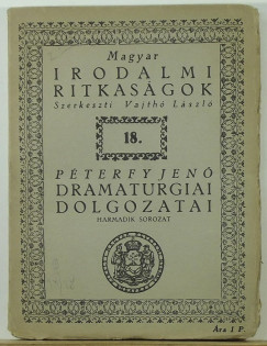 Pterfy Jen - Pterfy Jen dramaturgiai dolgozatai
