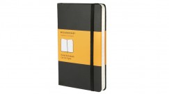 Moleskine notesz MM710 kemny fekete "P" vonalas