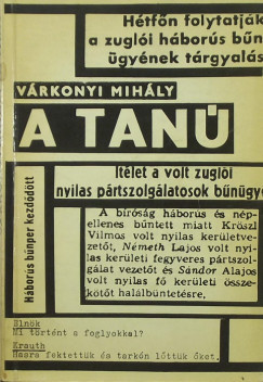 Vrkonyi Mihly - A tan