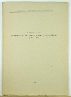Tilkovszky Lornt - Nmetorszg s a magyar nemzetisgpolitika