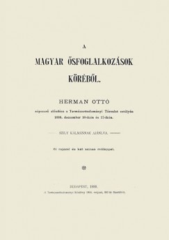 Hermann Ott - A magyar sfoglalkozsok krbl