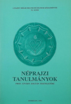 Kotics Jzsef  (Szerk.) - Nprajzi tanulmnyok