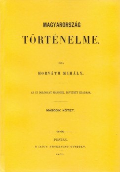 Horvth Mihly - Magyarorszg trtnelme II.