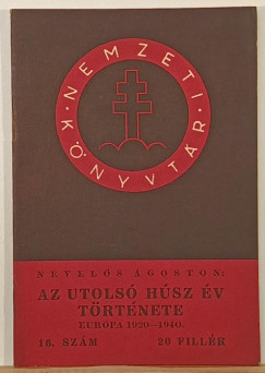 Nevels goston - Az utols 20 v trtnete