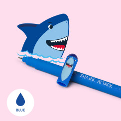 C�pa, rad�rozhat� zsel�s toll k�k tint�val (LEGAMI - STATIONERY - Shark Attak, 0.7 mm)