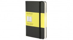 Moleskine notesz MM712 kemny fekete "P" kocks