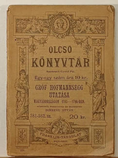 Gr�f Hofmannsegg utaz�sa