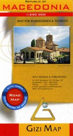 Macedonia 1:260 000 turistatrkp