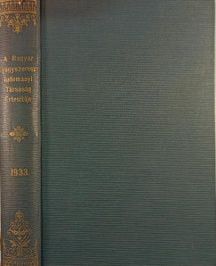 Dr. Liptk Pl  (Szerk.) - A Magyar Gygyszersztudomnyi Trsasg rtestje 1933.