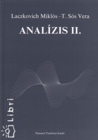 Laczkovich Mikls - Ss Vera - Analzis II.