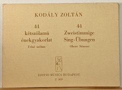 Kodály Zoltán - 44 kétszólamú énekgyakorlat - 44 Zweistimmige Sing-Übungen