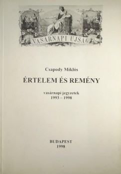 Csapody Mikls - rtelem s remny (dediklt)