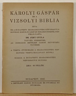 Krolyi Gspr s a vizsolyi Biblia
