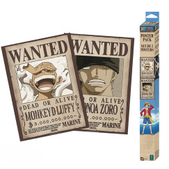 One Piece - Zoto és Sanji körözési plakát poszter szett