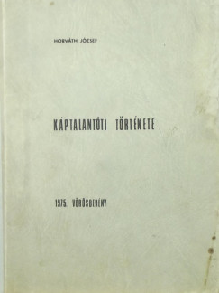 Horvth Jzsef - Kptalantti trtnete