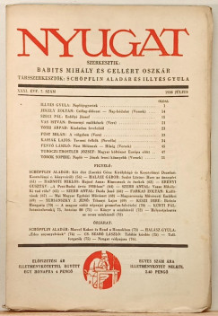 Babits Mihály (Szerk.) - Gellért Oszkár (Szerk.) - Nyugat XXXI. évf. 7. szám