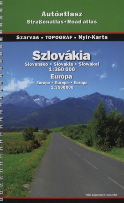 Szlovkia autatlasz 1:360 000