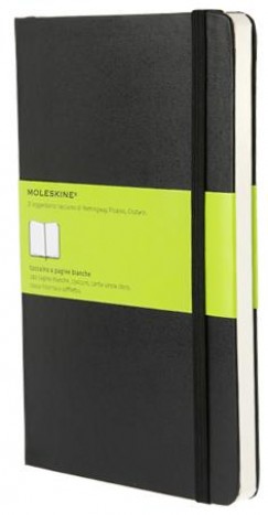 Moleskine notesz QP062 kemny fekete "L" sima