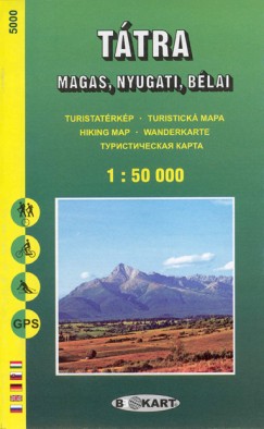 TP5000 Ttra (Magas-, Nyugati-, Blai) turistatrkp 1:50000