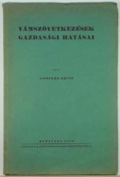 Gomperz Ervin - Vmszerzdsek gazdasgi hatsa