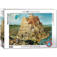 Pieter Bruegel - Bábel tornya, 1000 db-os puzzle (EUROGRAPHICS, 6000-0837)