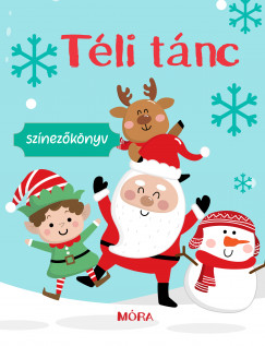 Téli tánc - színezőkönyv