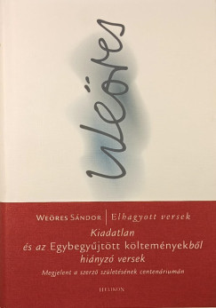 We�res S�ndor - Steinert �gota  (Szerk.) - Elhagyott versek