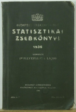 Dr. Illyefalvi Lajos - Budapest Szkesfvros Statisztikai Zsebknyve