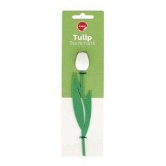 Tulipán könyvjelző, fehér