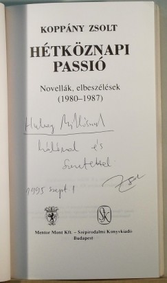 Koppány Zsolt - Hétköznapi passió