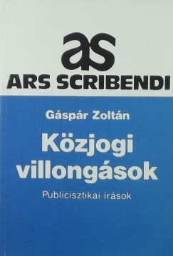 Gspr Zoltn - Kzjogi villongsok