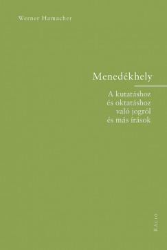 Werner Hamacher - Menedkhely