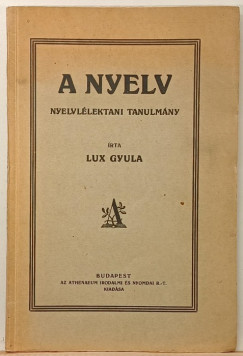 Lux Gyula - A nyelv
