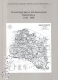 Nemzetisgi gyek dokumentumai Baranyban 1923-1939