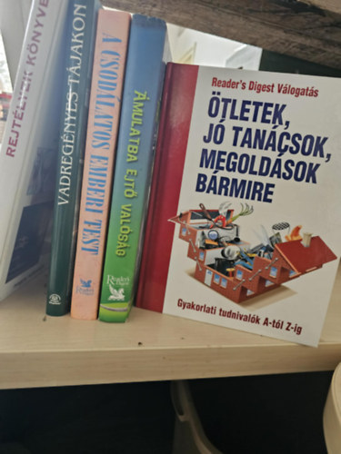 Reader's Digest Association, KÖNYVMENTŐ AJÁNLAT - 5db album: Rejtélyek könyve+ Vadregényes tájakon+ A csodálatos emberi test+ Ámulatba ejtő valóság+ Ötletek, jó tanácsok, megoldások bármire