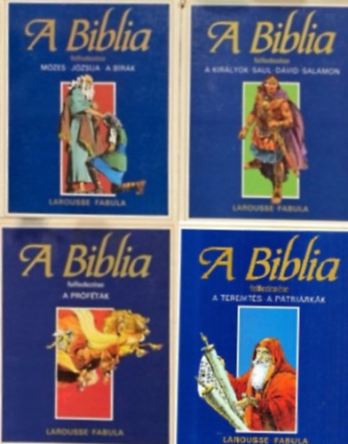 Rig� B�la, Michel de France, �tienne Dahler, Havas Fanny (ford.), P�r Judit (lektor), Kov�cs Mikl�s (lektor) - A Biblia felfedez�se: I-IV. (�sz�vets�g: A teremt�s - A P�tri�rk�k - J�zsua - A B�r�k - A kir�lyok - Saul-D�vid - Salamon - A pr�f�t�k) Sz�nes k�preg�ny