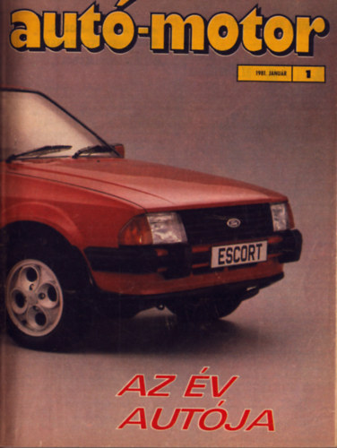 K�kai Imre (F�szerk.) - Aut�-motor 1981. teljes �vfolyam (2 k�tetbe k�tve)