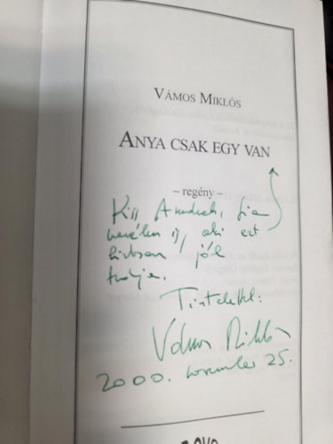 Vámos Miklós - Anya csak egy van