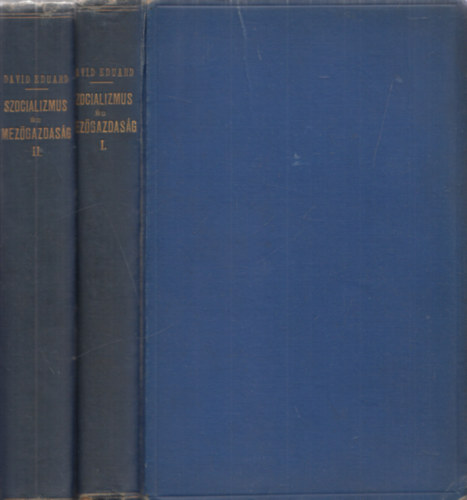 David Eduard - Szocializmus s mezgazdasg I-II.