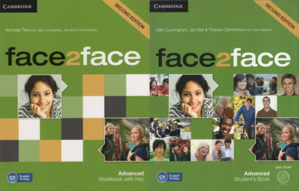 Nicholas Tims, Gillie Cunningham, Jan Bell, Chris Redston, Theresa Clementson - face2face Advanced Student's Book + Workbook with Key