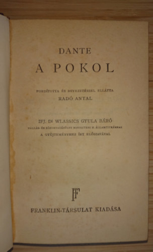 Dante - A Pokol