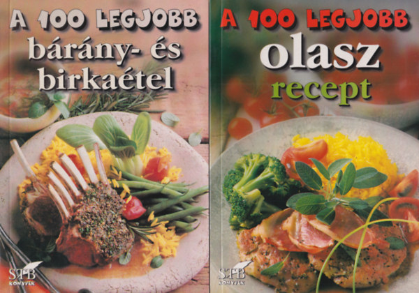 Tor Elza ( szerk.) - 2 db A 100 legjobb receptfzet sorozatbl: A 100 legjobb olasz recept + A 100 legjobb brny- s birkatel