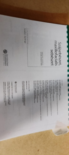 Szájsebészet, maxillofacialis sebészet