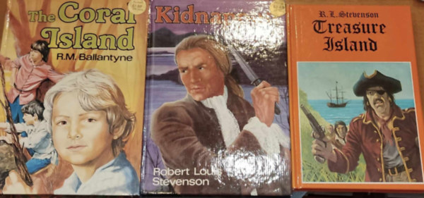 R. M. Ballantyne, Robert L. Stevenson - The Coral Island + Kidnapped + Treasure Island (3 ktet)