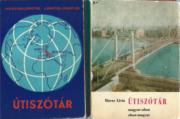 2 db tisztr, Magyar-lengyel lengyel-magyar, Magyar-olasz olasz-magyar
