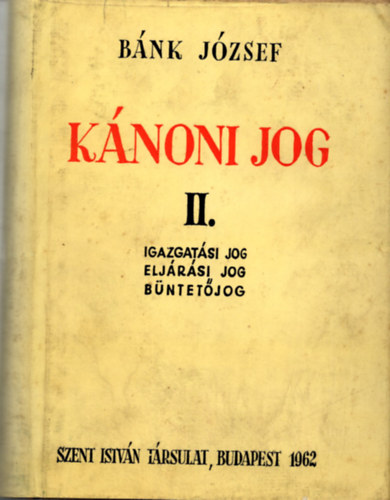 Bnk Jzsef - Knoni jog II.