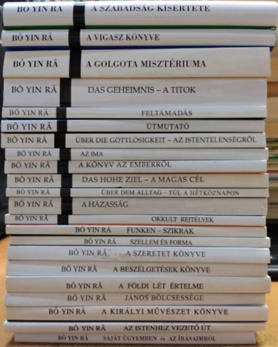 Bo Yin Ra - 22 db Bo Yin Ra ktet (cmek a termklersban, sajt fot)