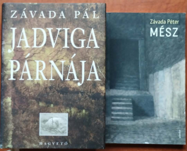 Z�vada P�ter - 2db Z�vada P�te k�nyv r: M�SZ+Jadviga p�rn�ja