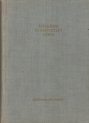 Dr. Szekeres Lszl - ltalnos s szervetlen kmia